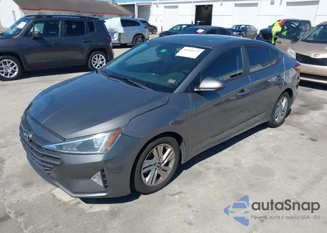 2019 Hyundai Elantra Value Edition z USA, uszkodzony, nr VIN 5NPD84LFXKH485576